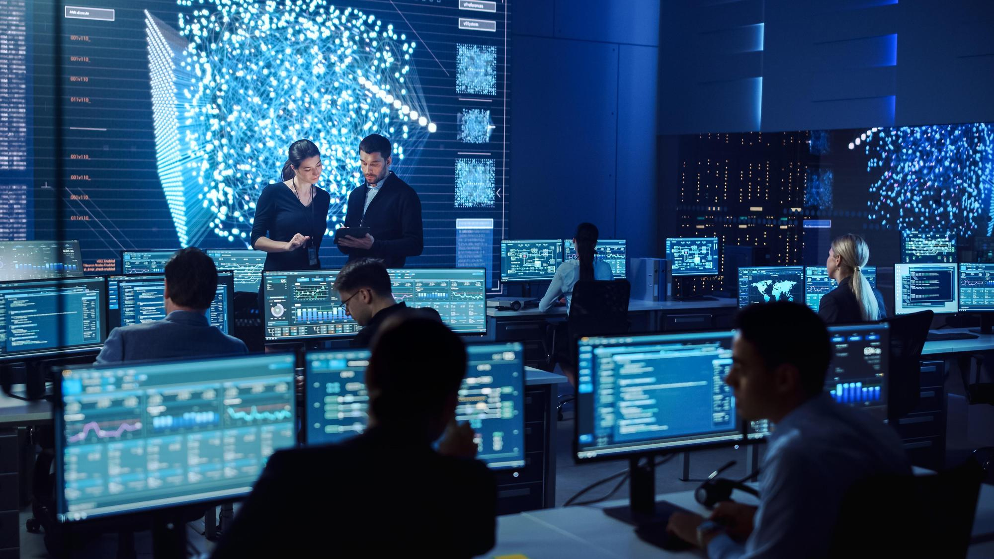 Security monitoring control room